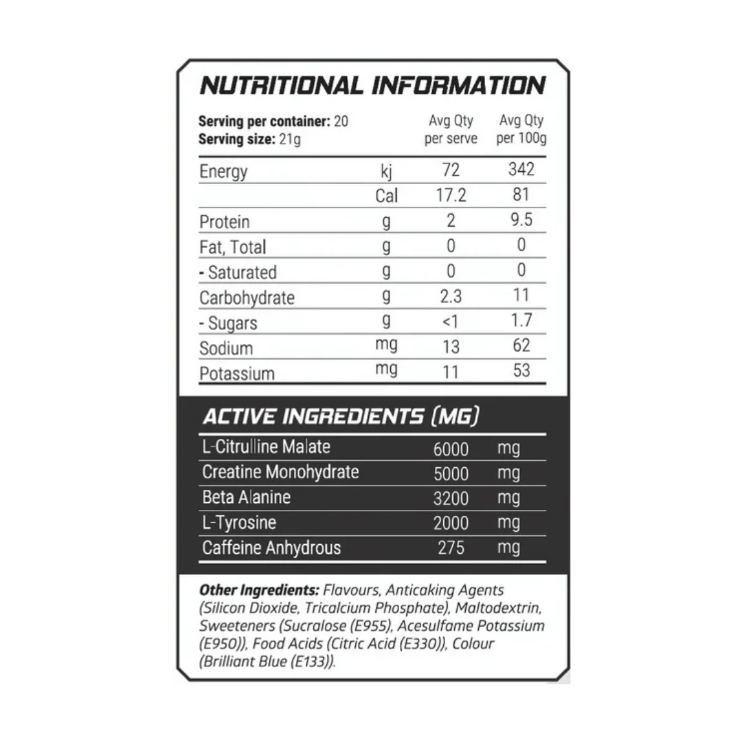 Altered Nutrition - Pre Energy 20 Servings - Image 6
