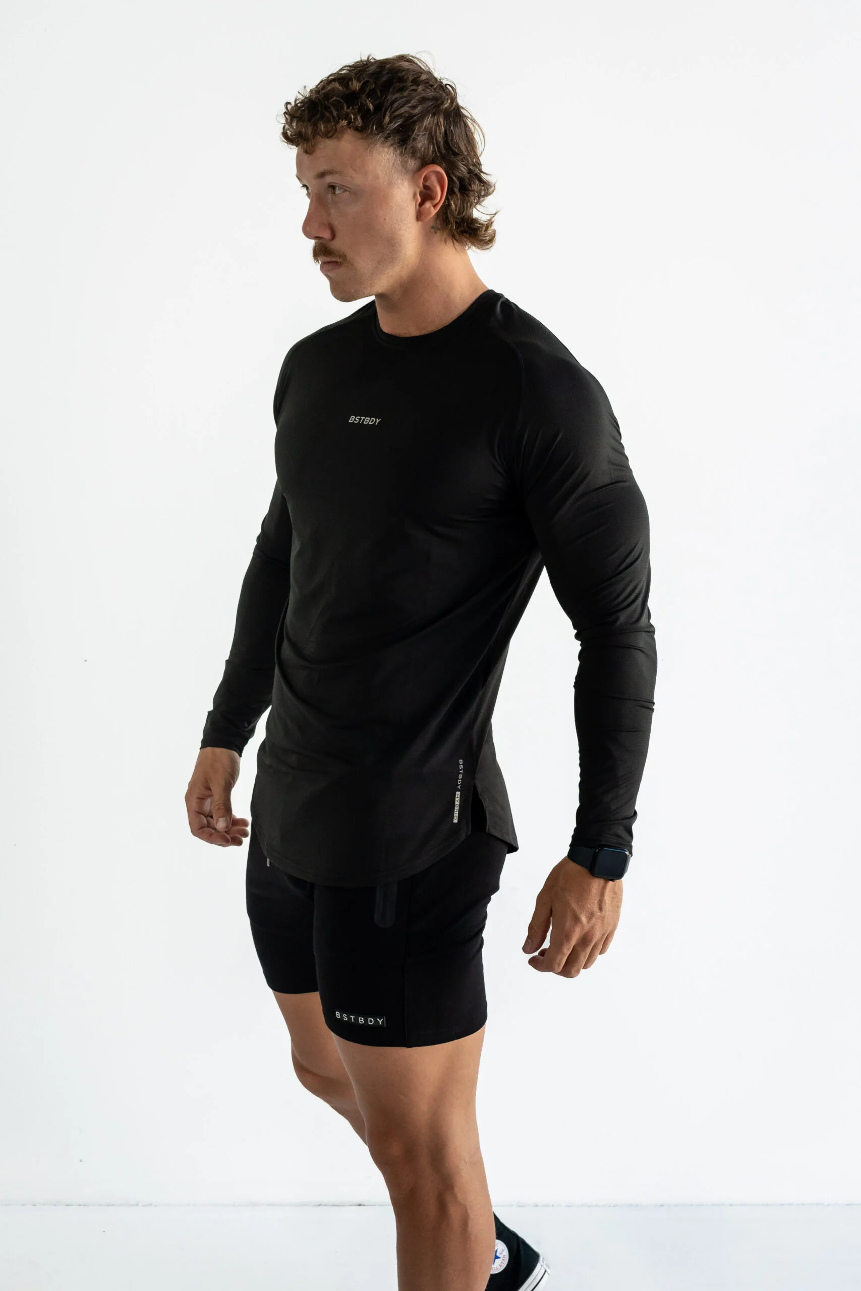 Hybrid Long Sleeve - Black - Image 3