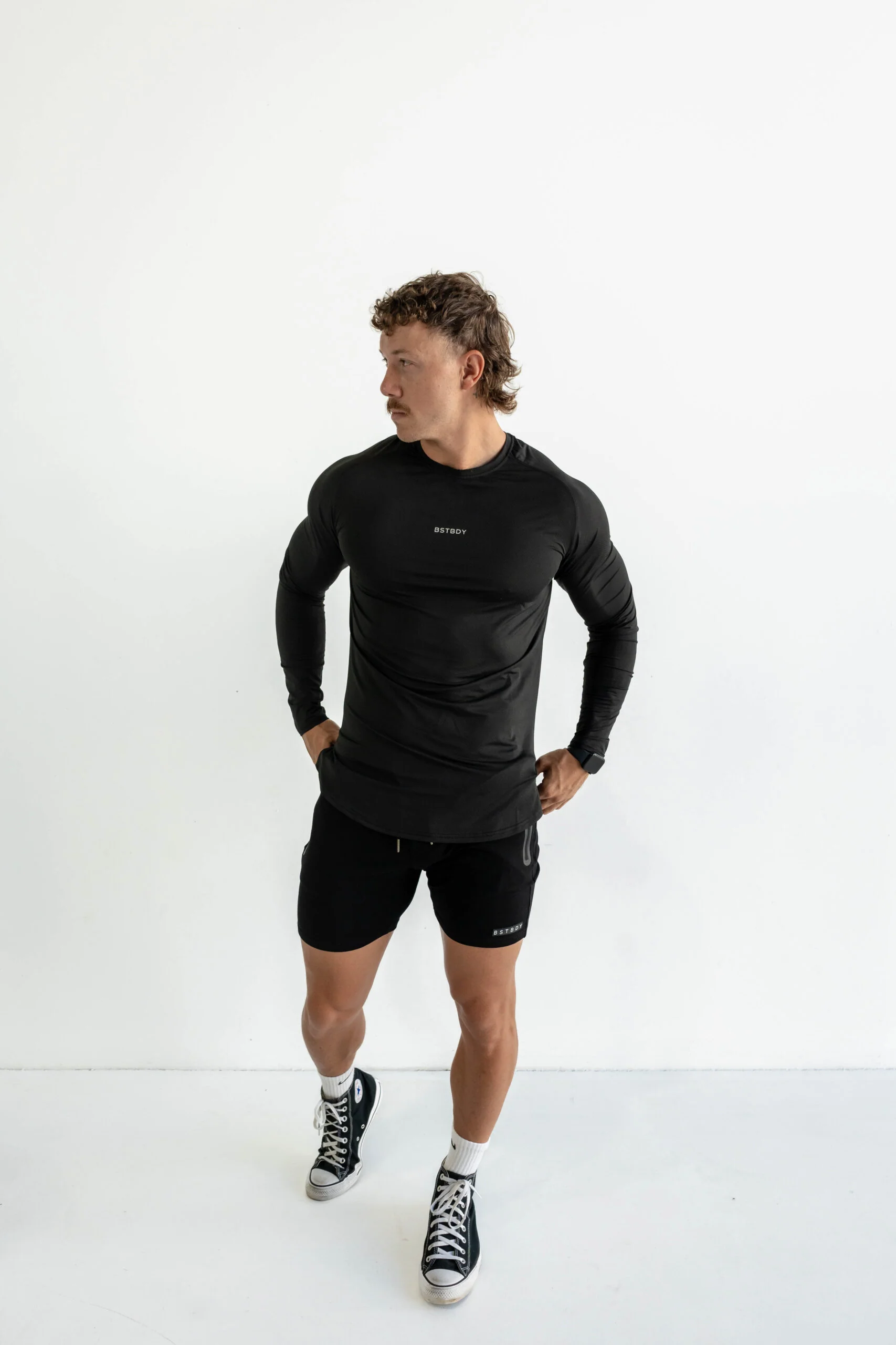 Hybrid Long Sleeve - Black - Image 6