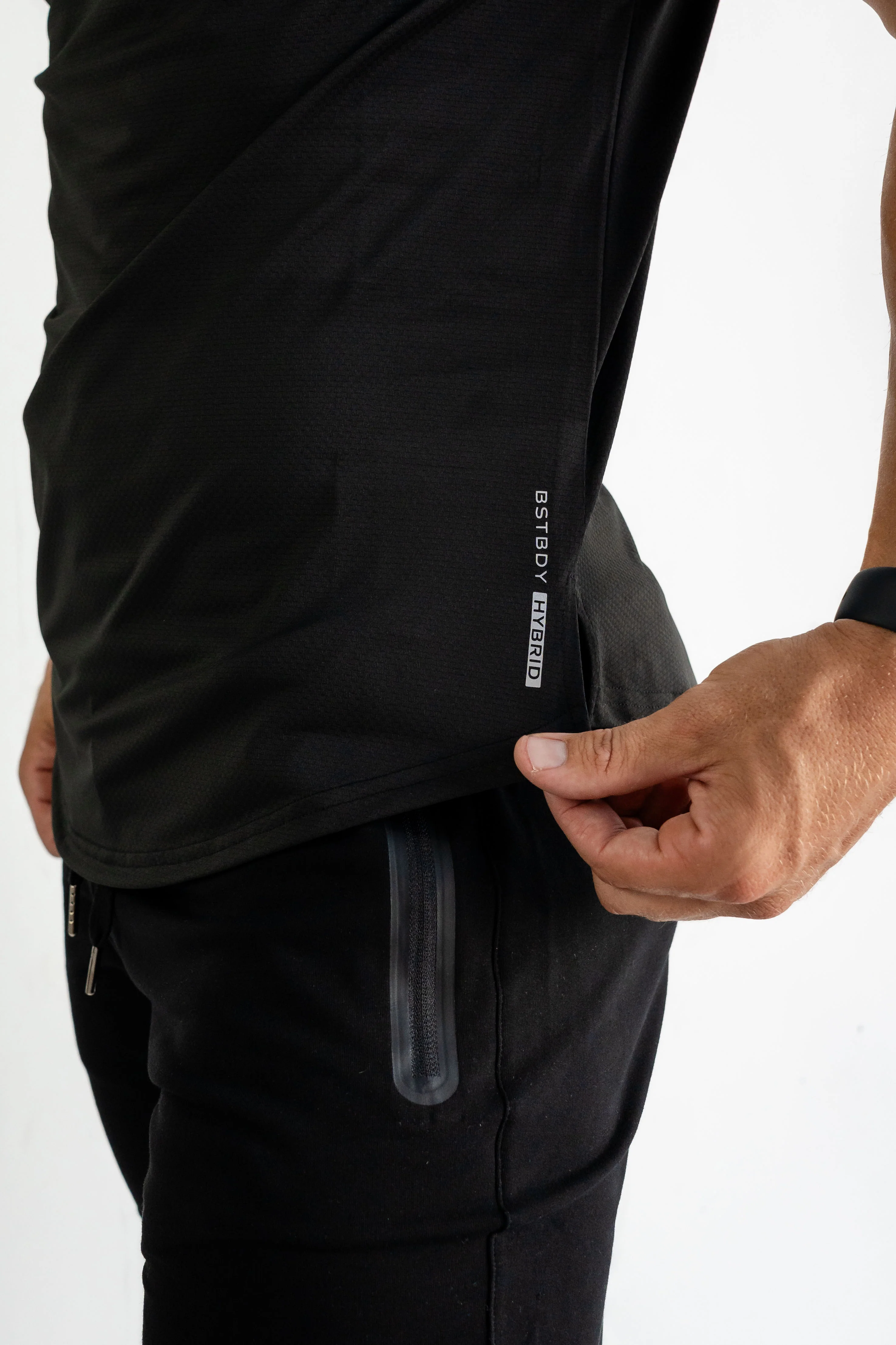 Hybrid Tee - Black - Image 9