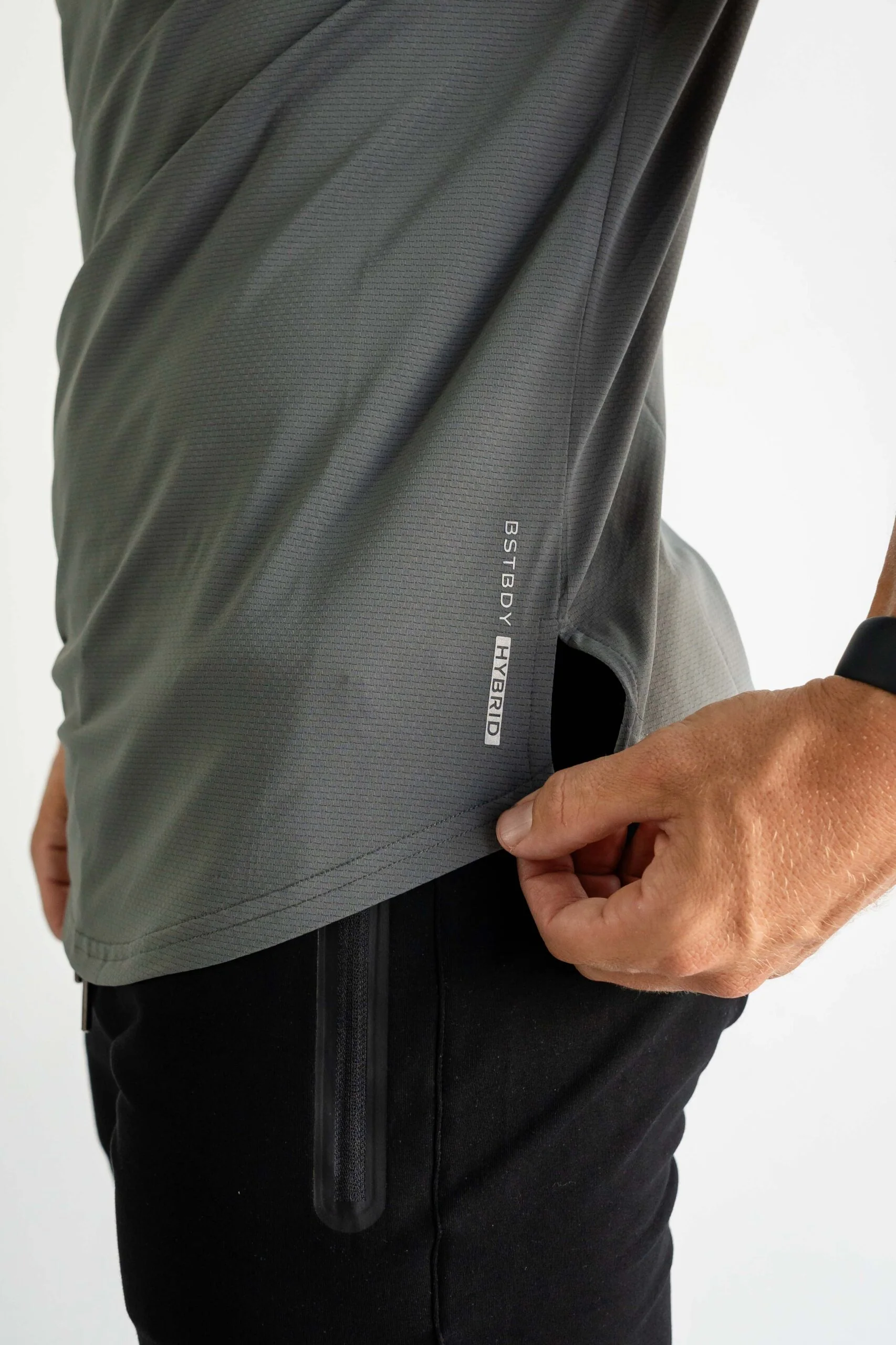 Hybrid Tee - Grey - Image 4