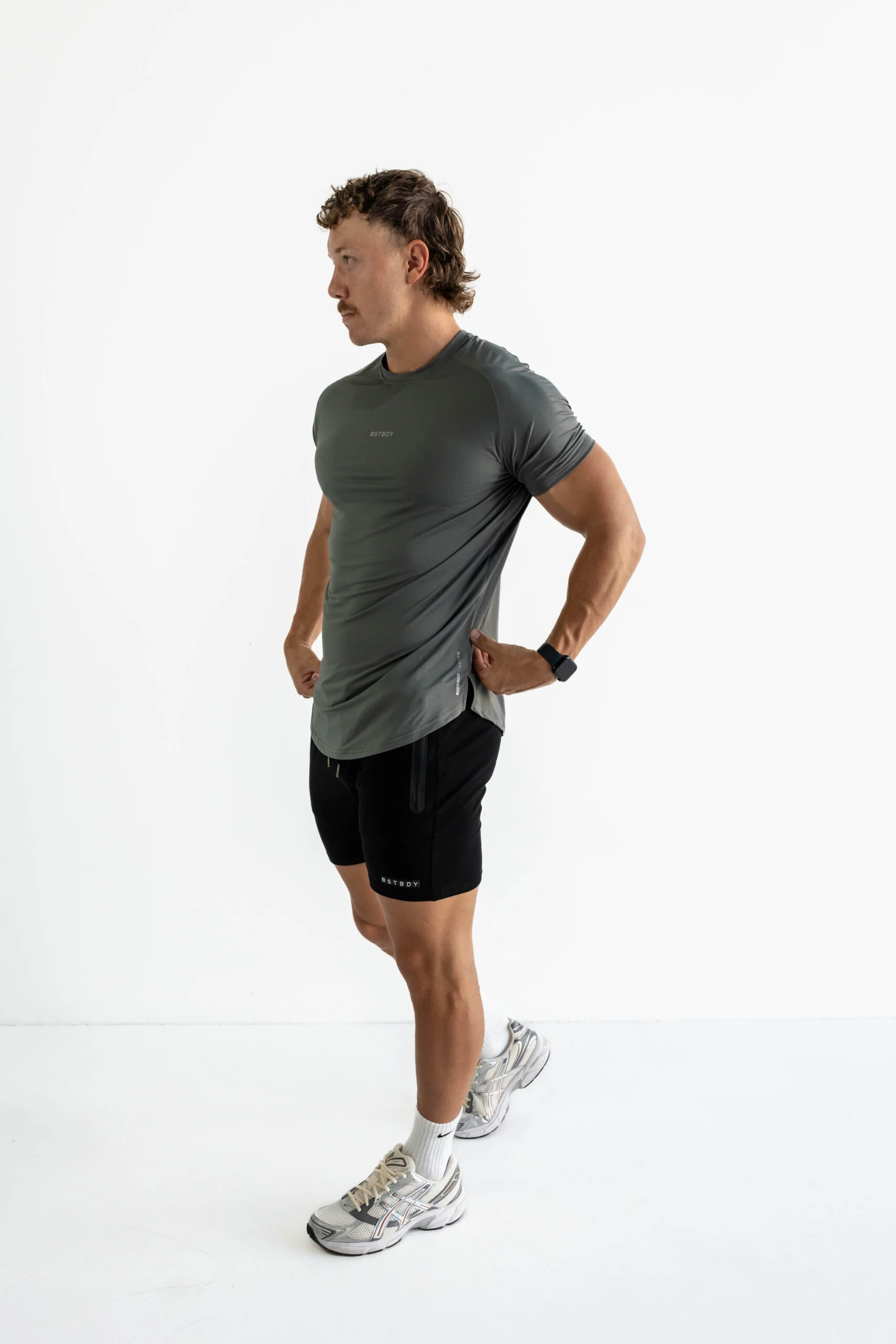 Hybrid Tee - Grey - Image 5